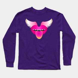 Kissy Pink Long Sleeve T-Shirt